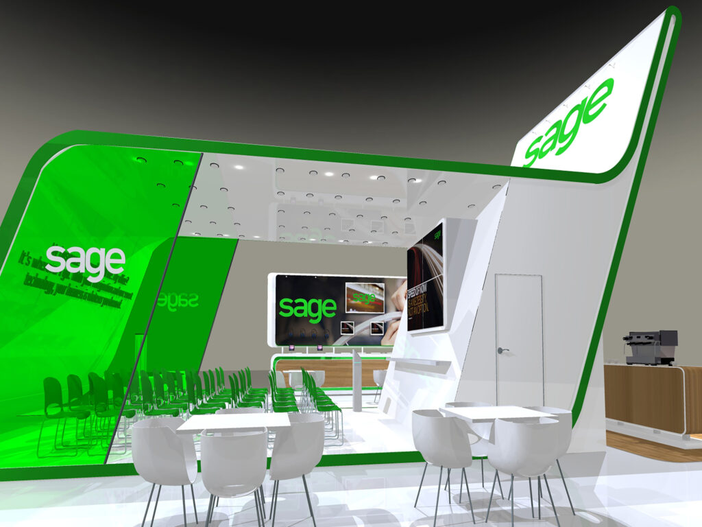 Sage – Exhibition stand design and build