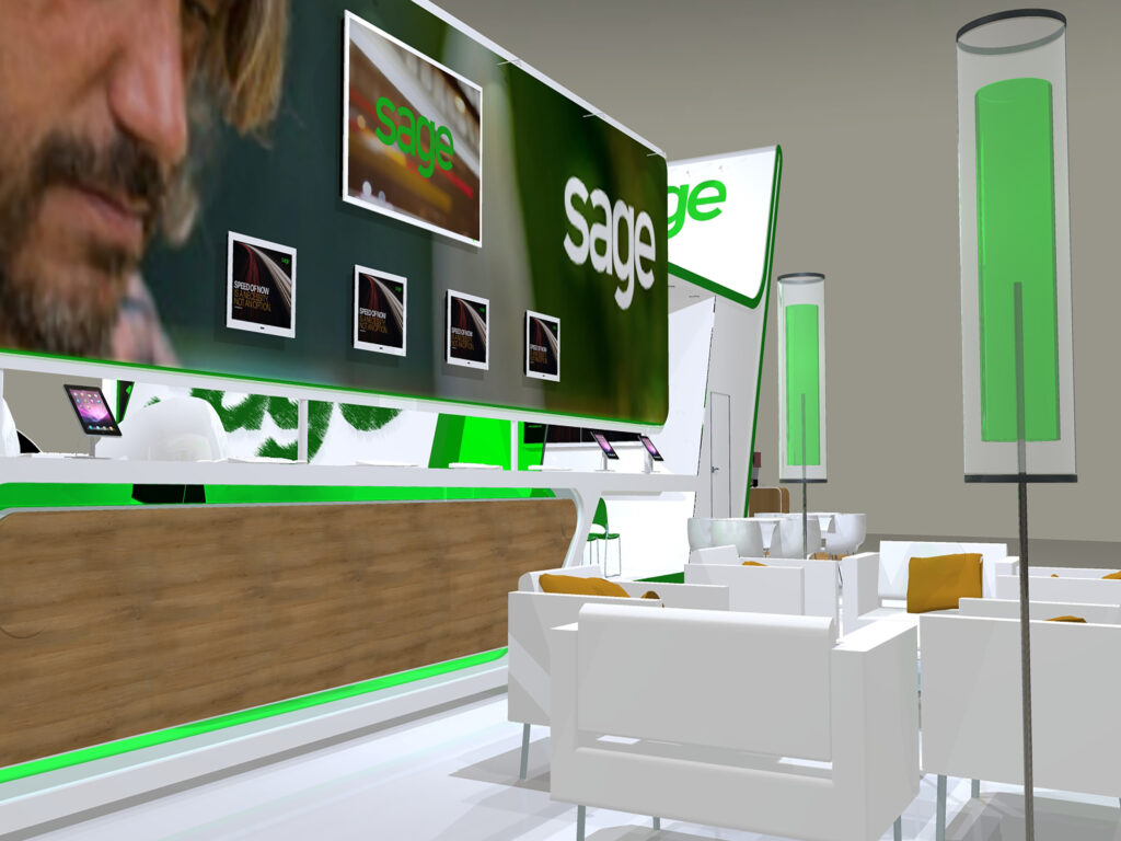 Sage – Exhibition stand design and build