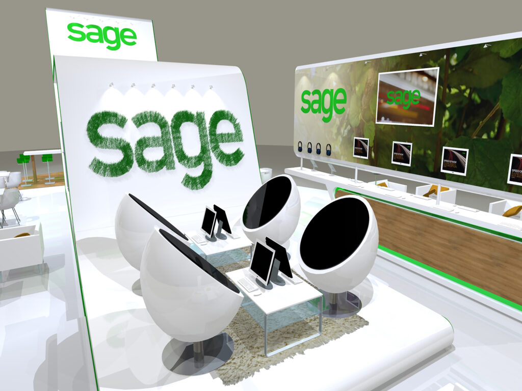 Sage – Exhibition stand design and build