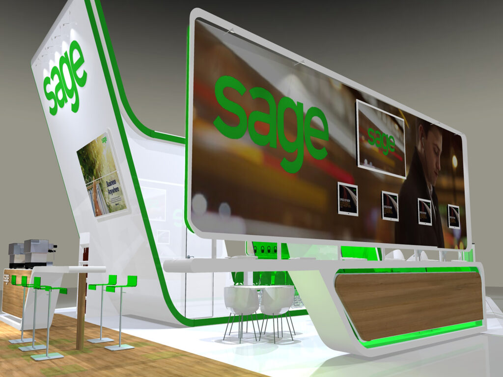 Sage – Exhibition stand design and build