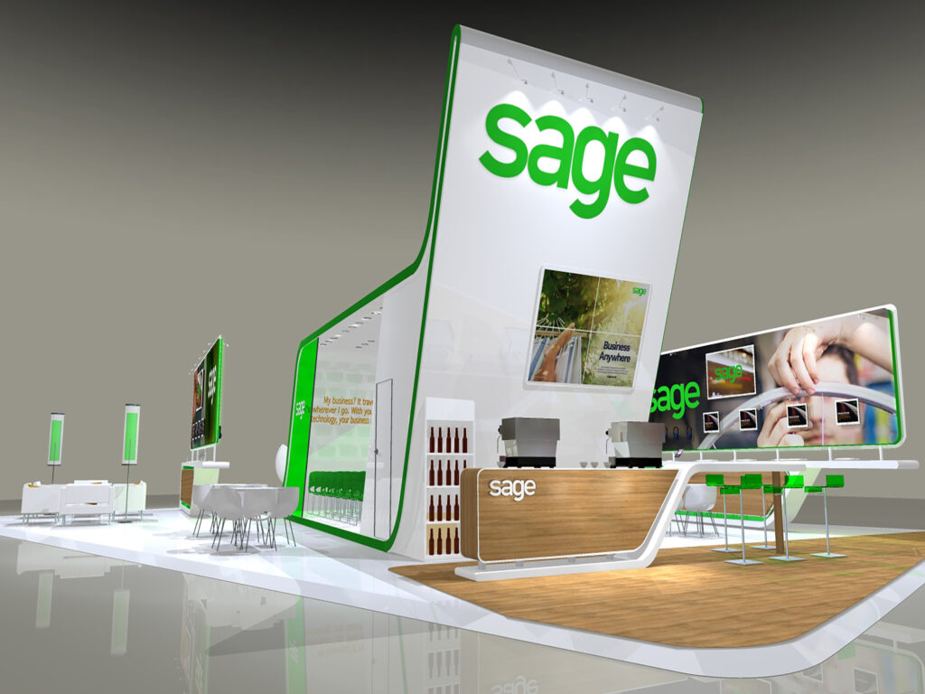 Sage – Exhibition stand design and build