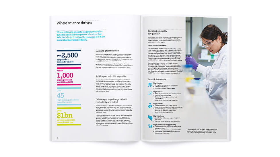 Science brochure design