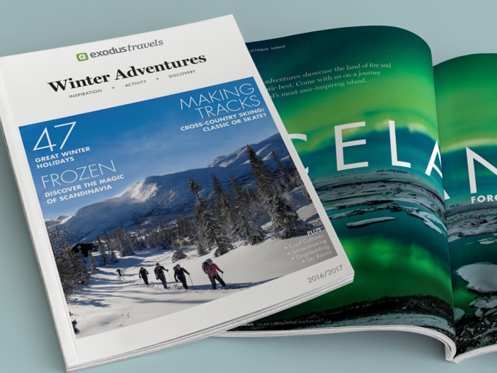 Winter magazine design