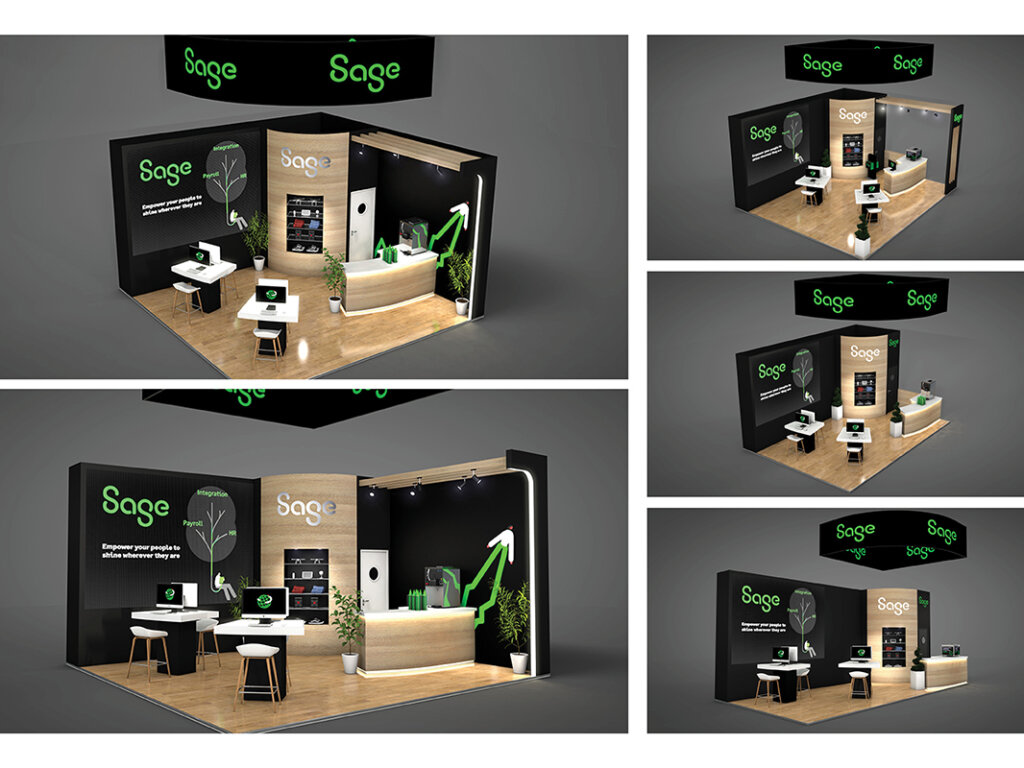 Adaptable exhibition stand