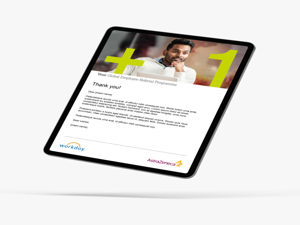 AstraZeneca – Global employee referral campaign