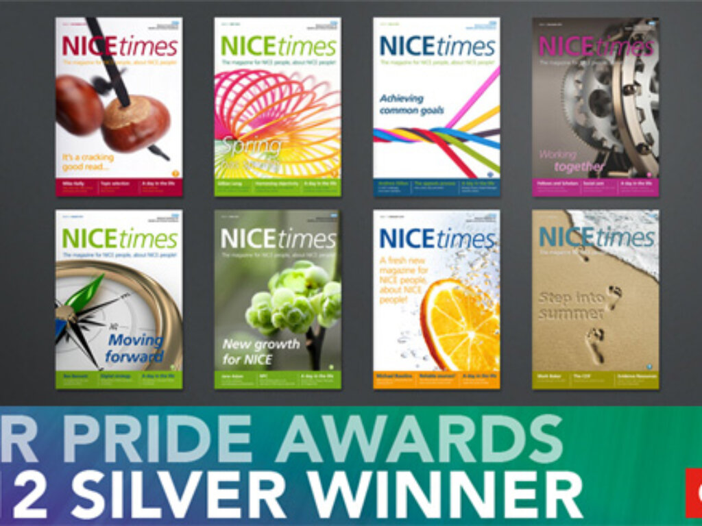 Pat on the Back – Silver award for NICE publication