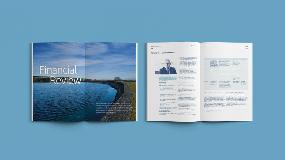 Company annual report design