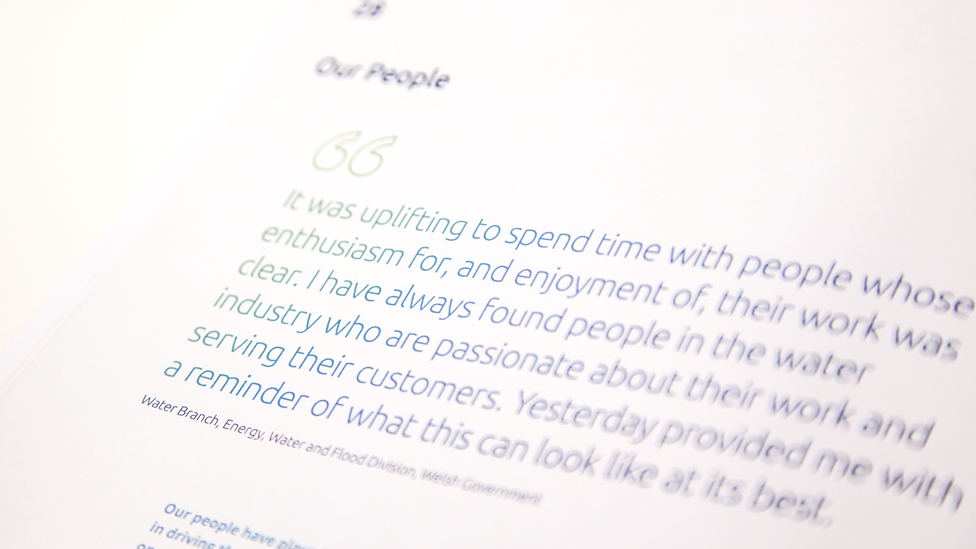 Company annual report design