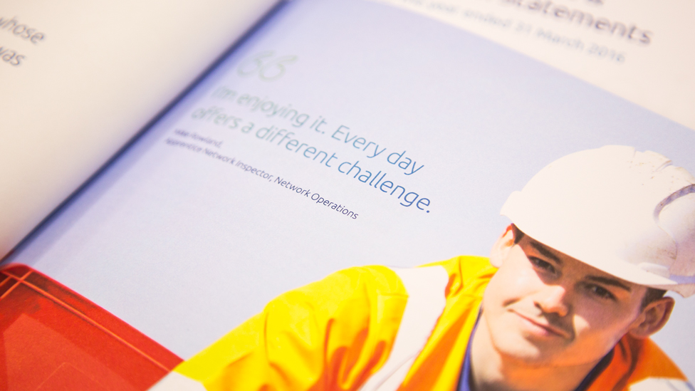 Company annual report design