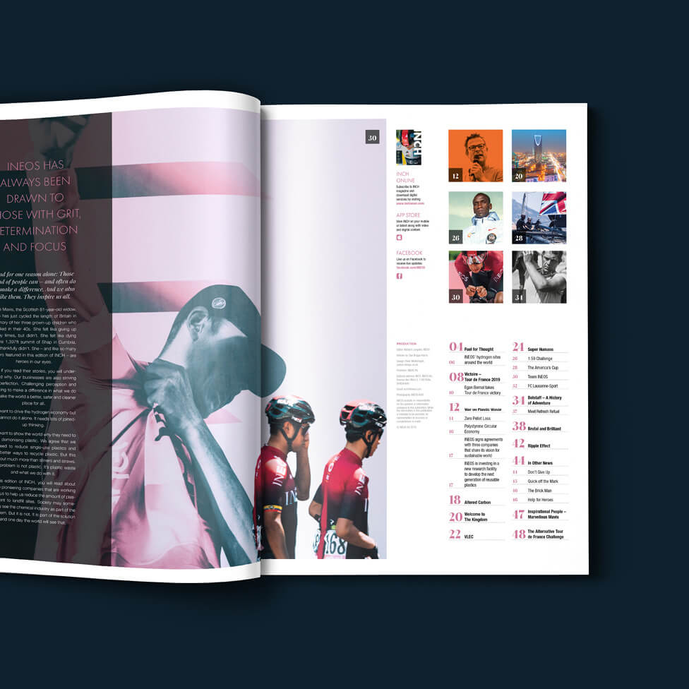 Company magazine design