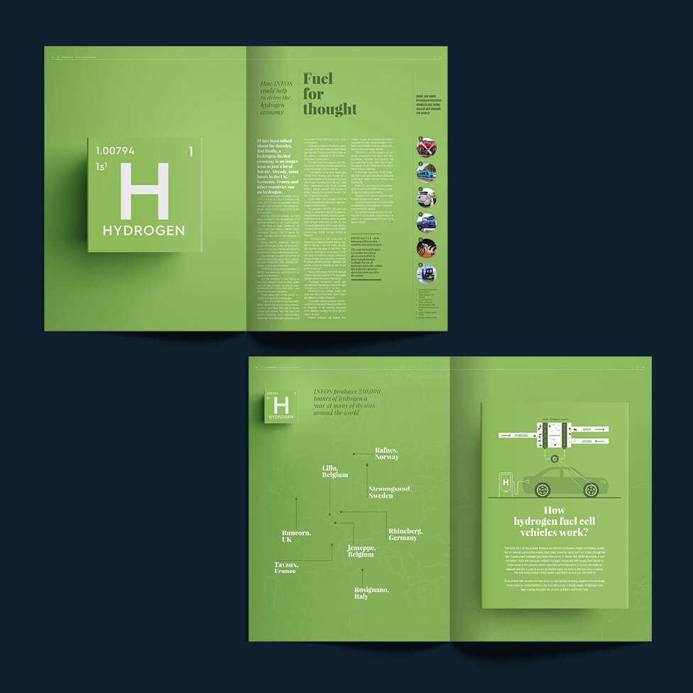 Company magazine design