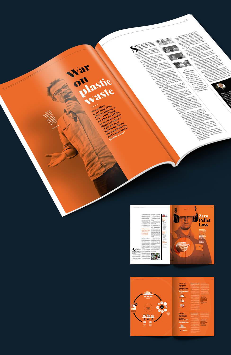 Company magazine design