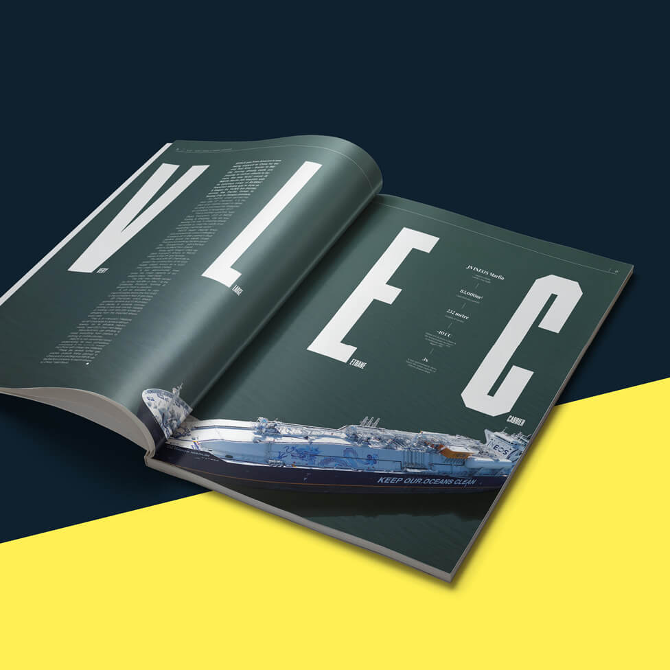 Company magazine design