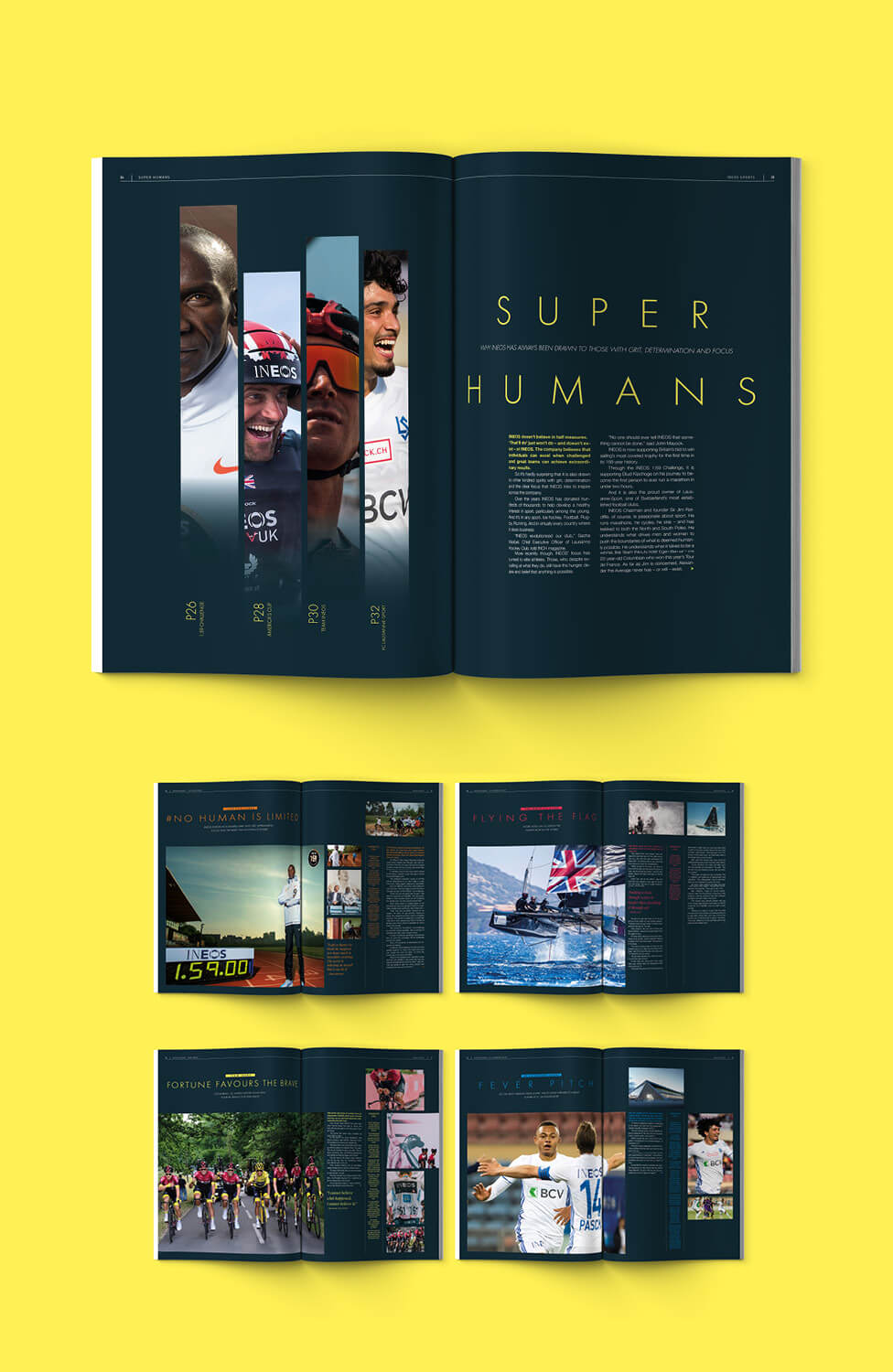 Company magazine design