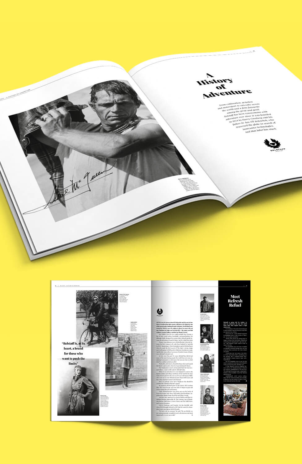 Company magazine design