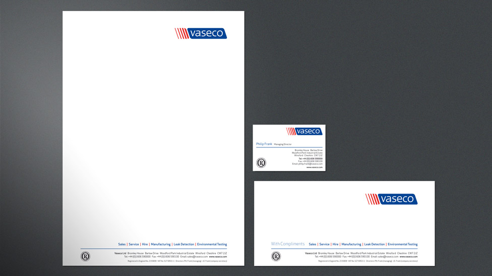 Company stationery design