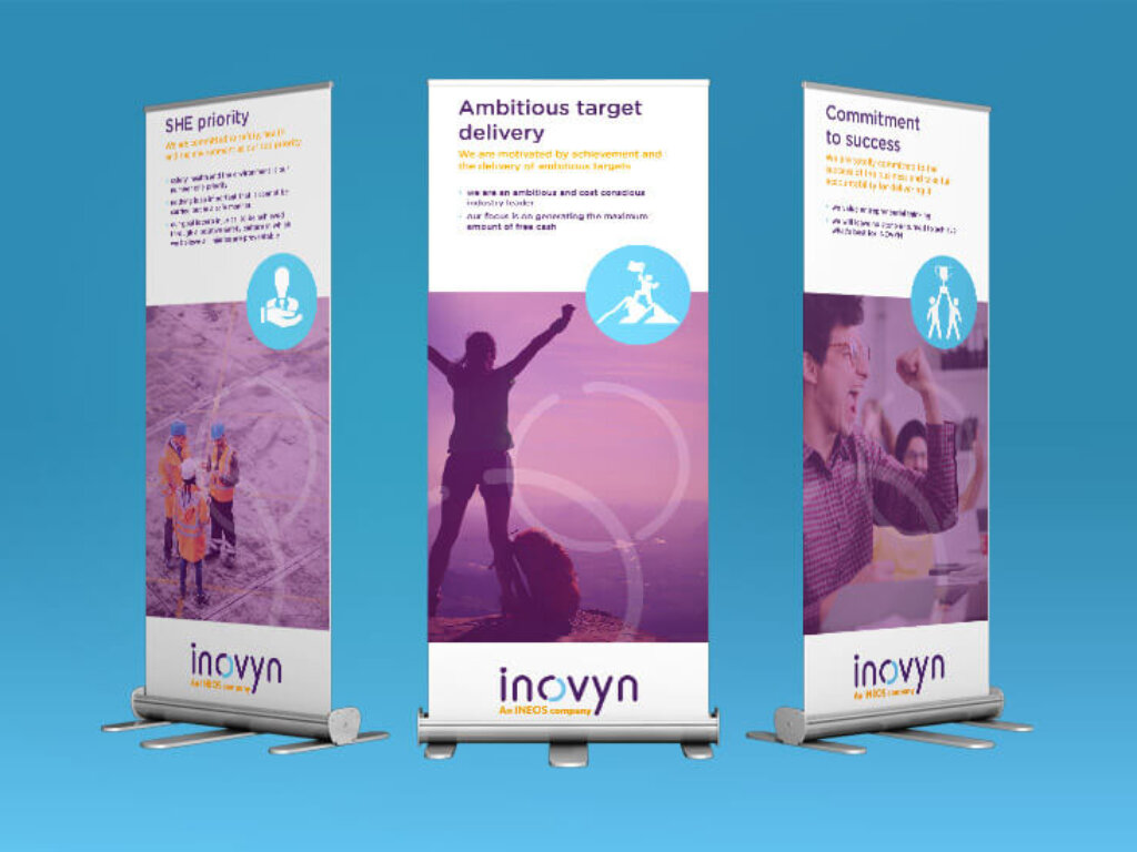 corporate culture roller banners
