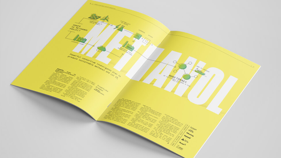 Corporate magazine design