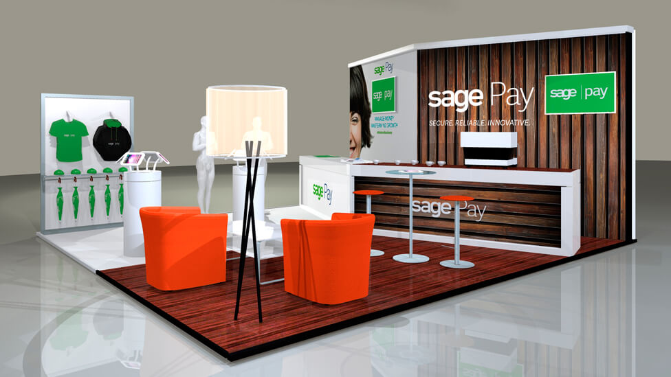 Dual exhibition stand design