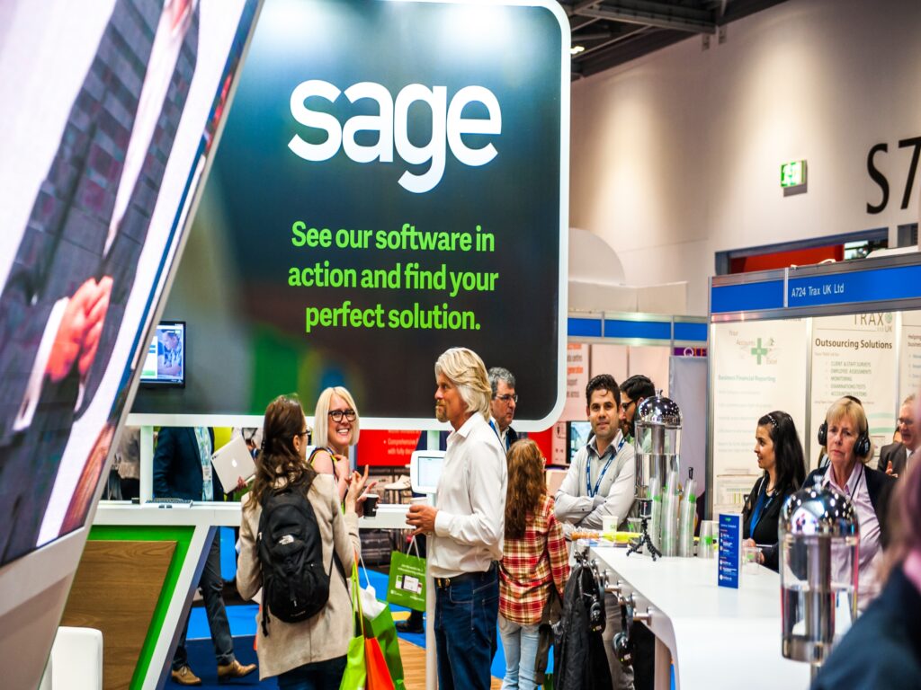 Sage – Exhibition stand design and build