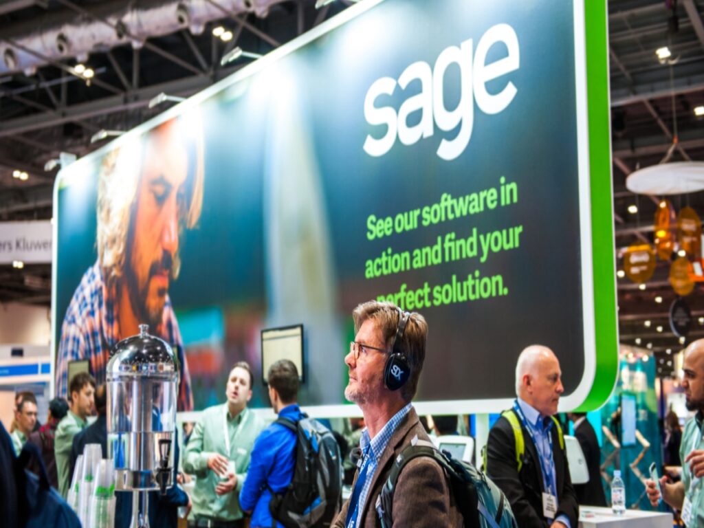 Sage – Exhibition stand design and build