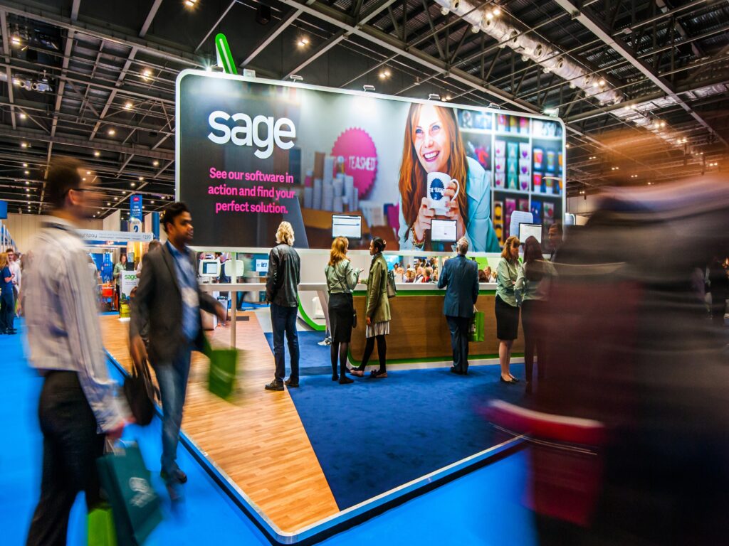 Sage – Exhibition stand design and build