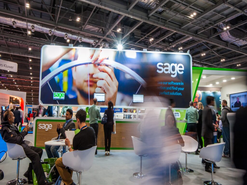 Sage – Exhibition stand design and build