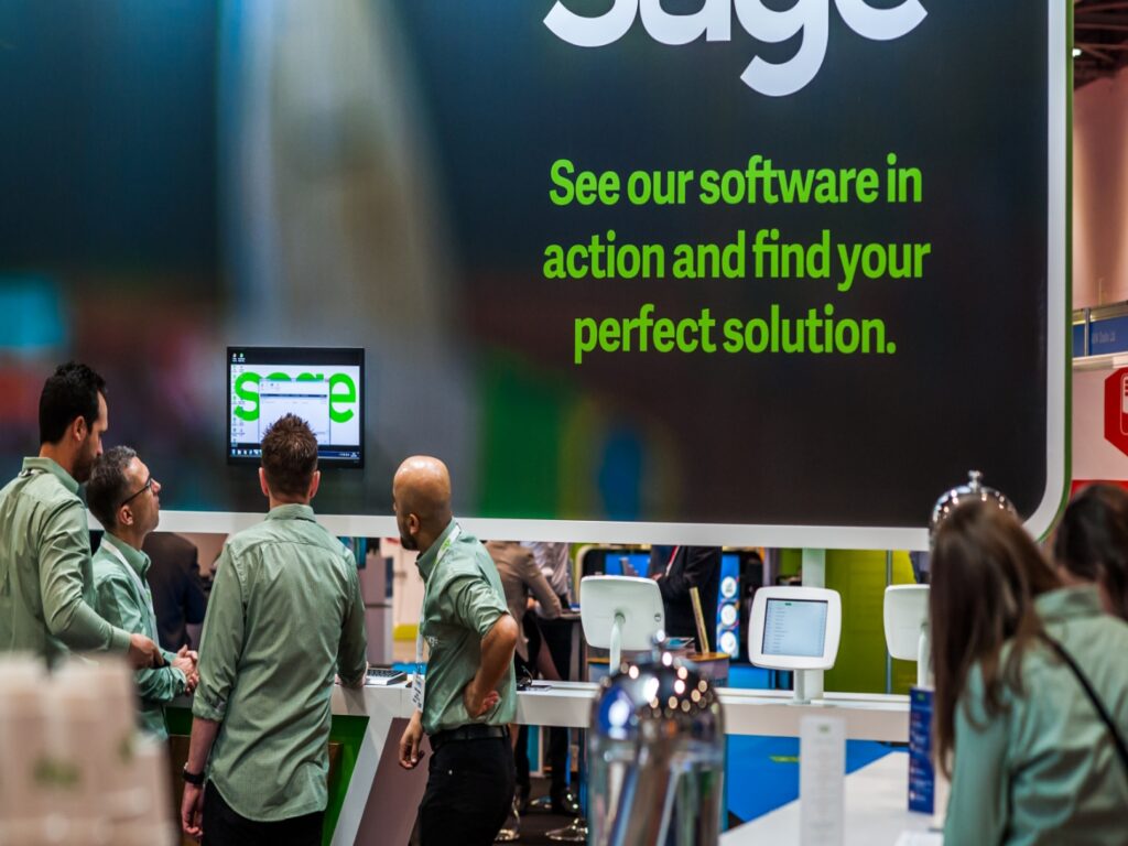 Sage – Exhibition stand design and build