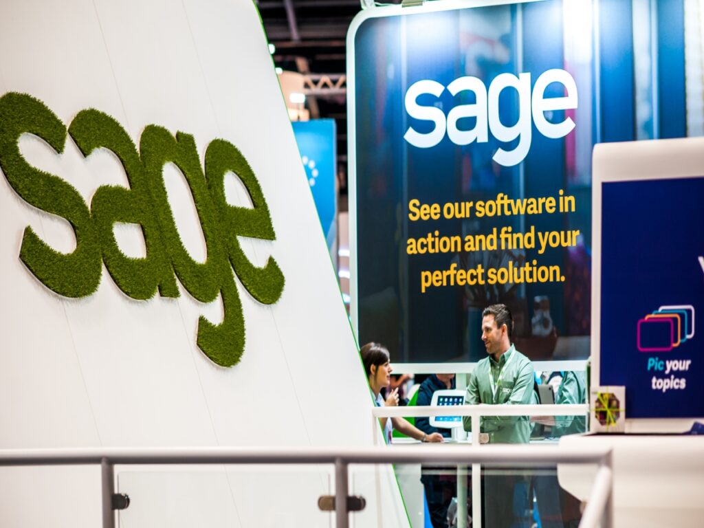 Sage – Exhibition stand design and build