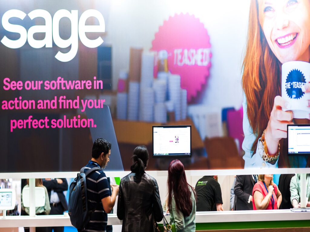 Sage – Exhibition stand design and build