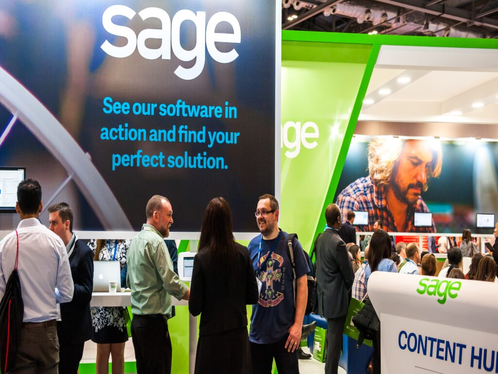 Sage – Exhibition stand design and build