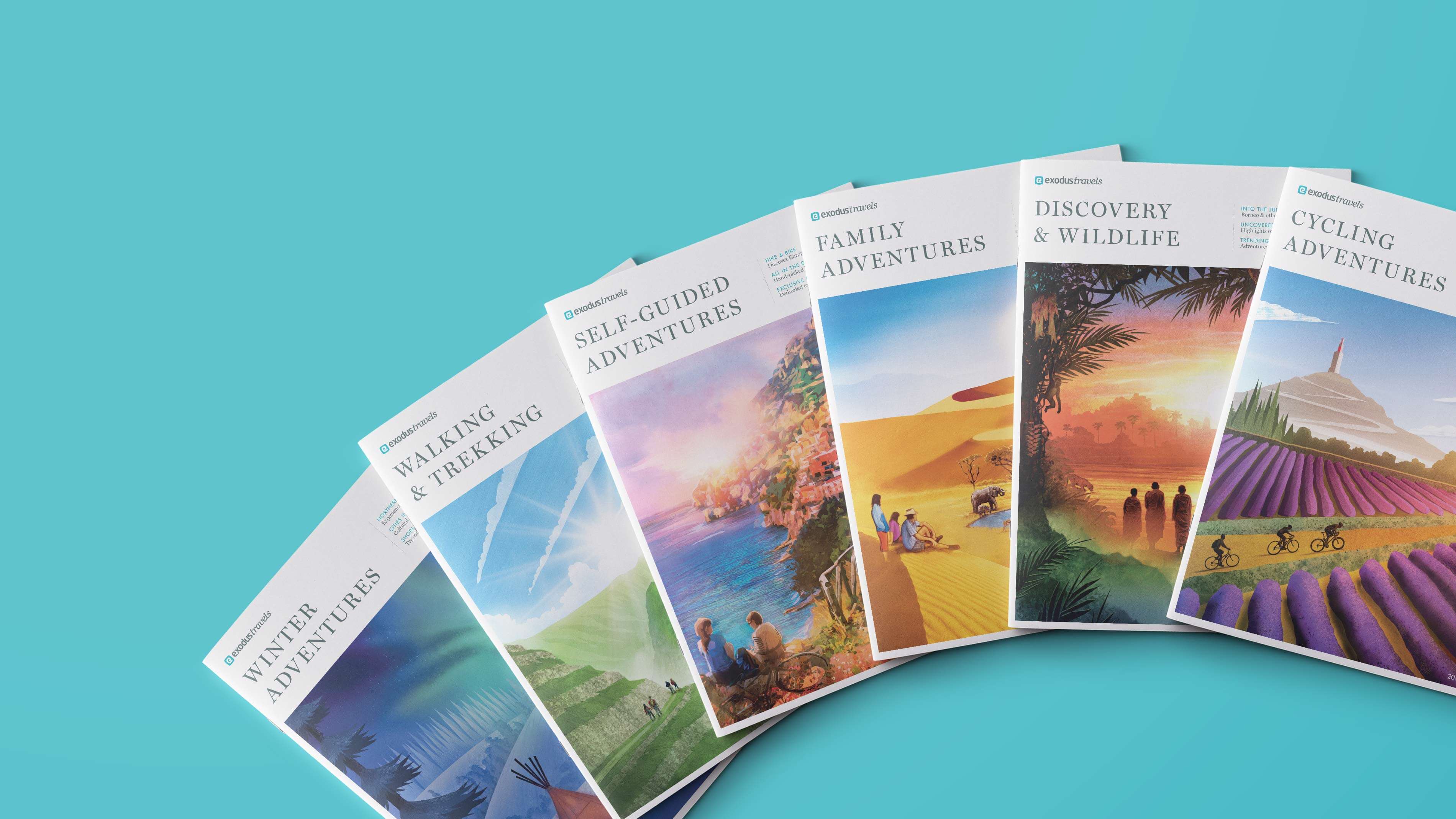  Beautiful travel brochure design that doesn't rely on past successes