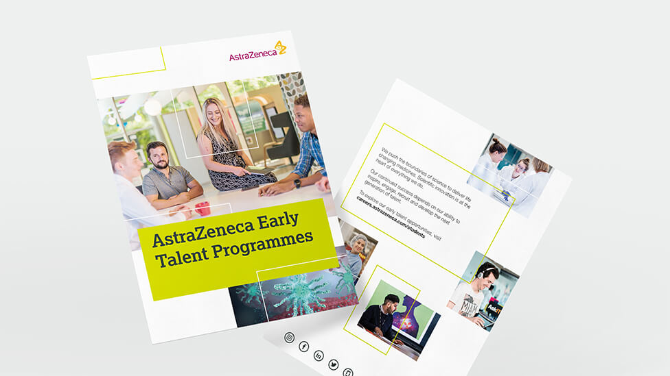 Graduate recruitment collateral