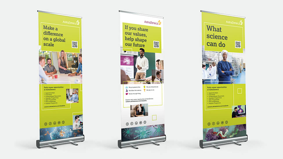 Graduate recruitment collateral