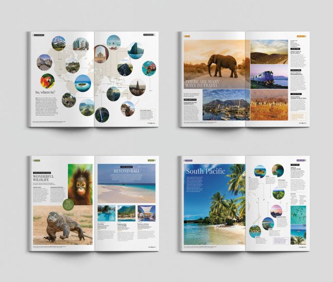 Holiday Brochures Design – London, Cheshire, Cambridge – Parker