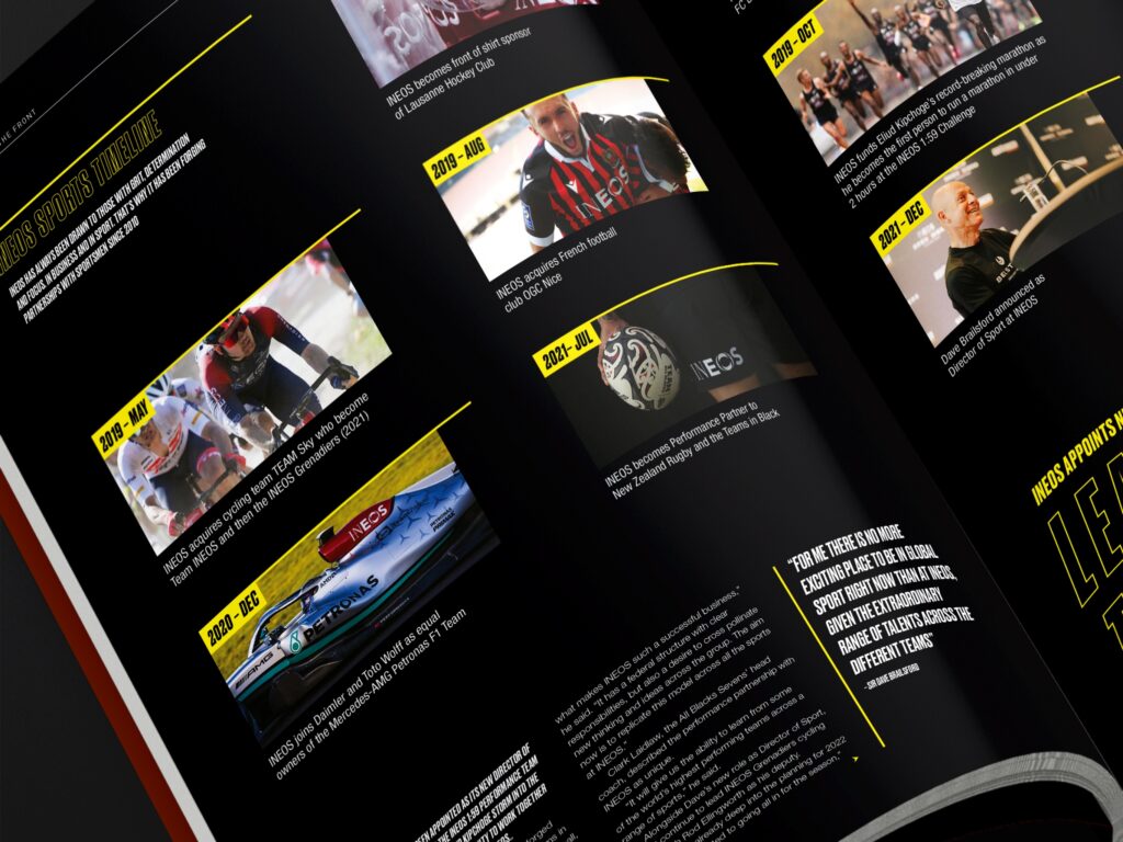 INEOS – Company magazine design