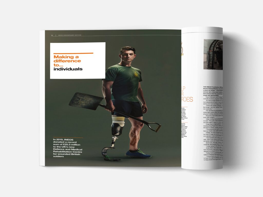 INEOS – Company magazine design