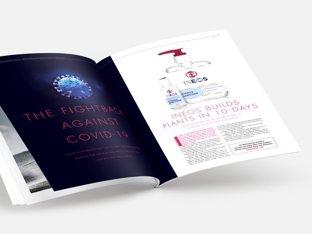 INEOS – Company magazine design