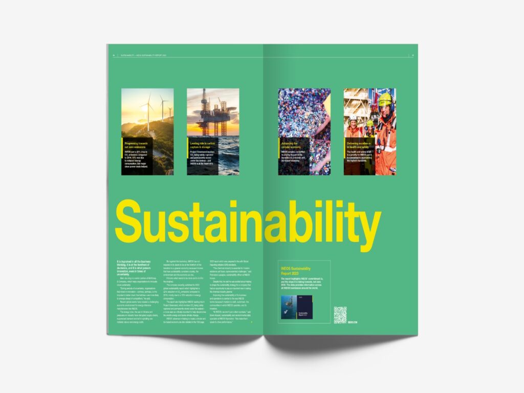 INEOS – Company magazine design