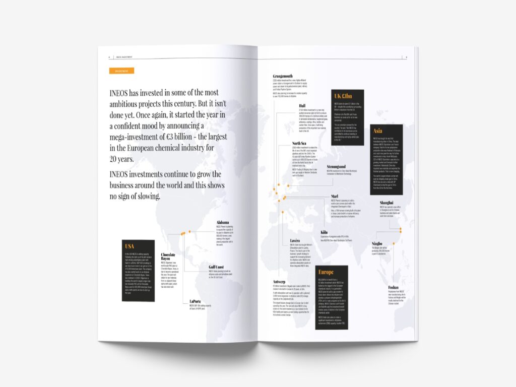 INEOS – Company magazine design