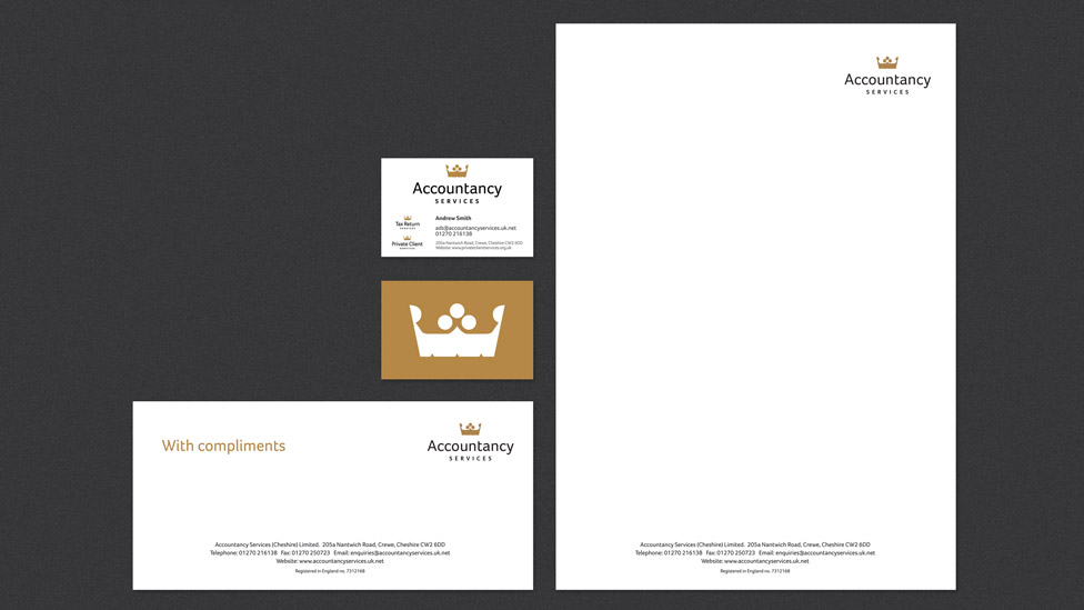 New company stationery design