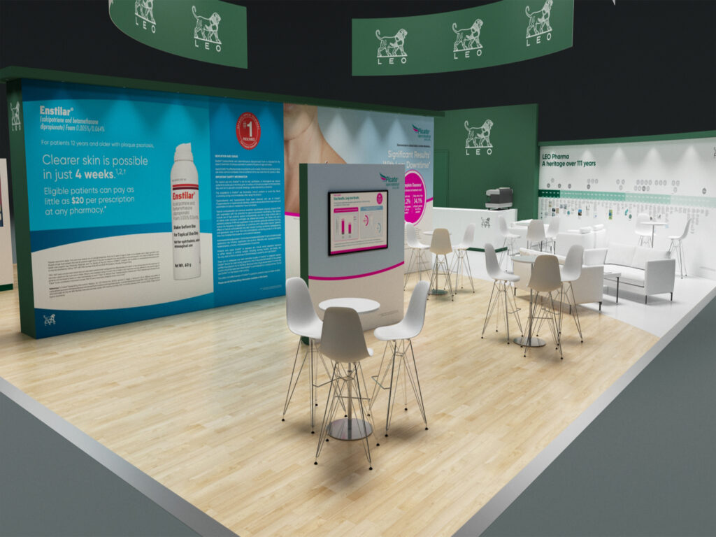 LEO Pharma – Pharma stand design
