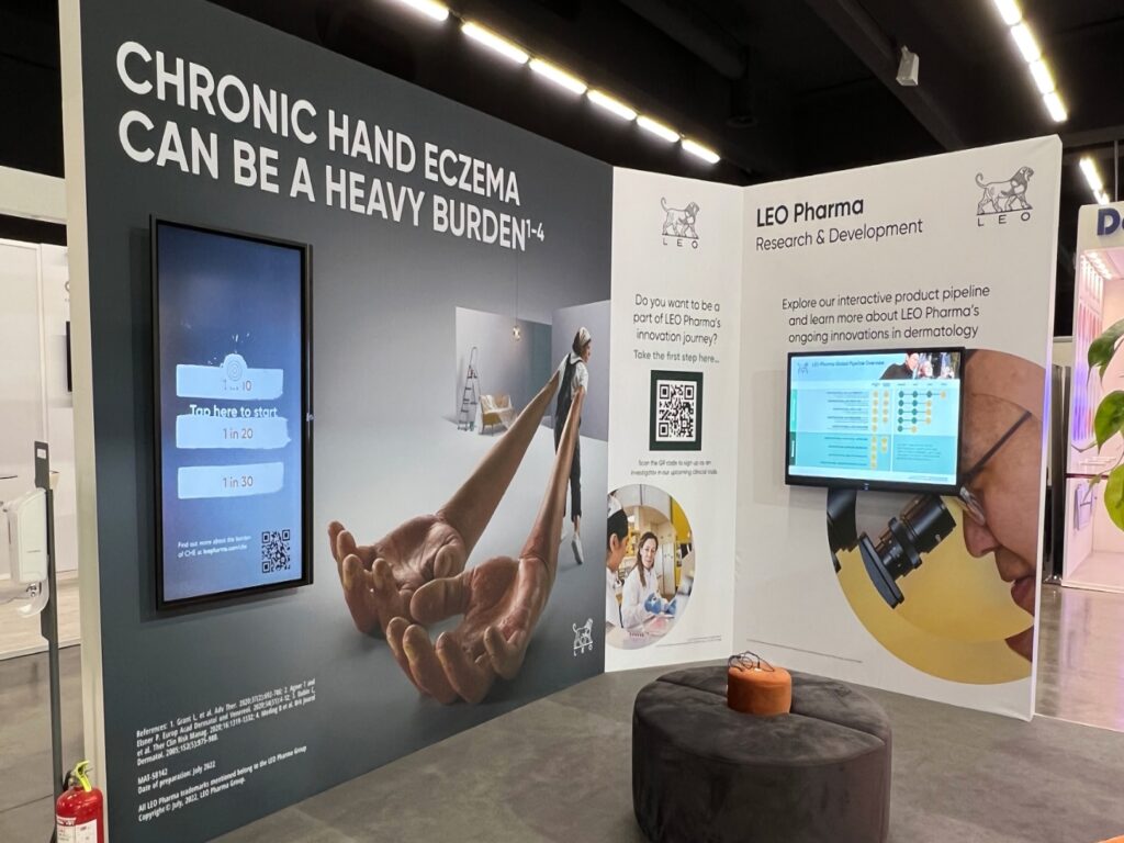LEO Pharma – Pharma trade show stand