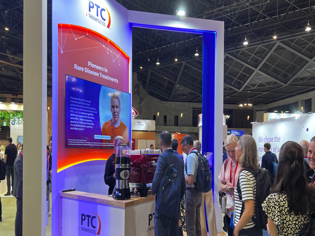 PTC Therapeutics Inc – Pharmaceutical booth design