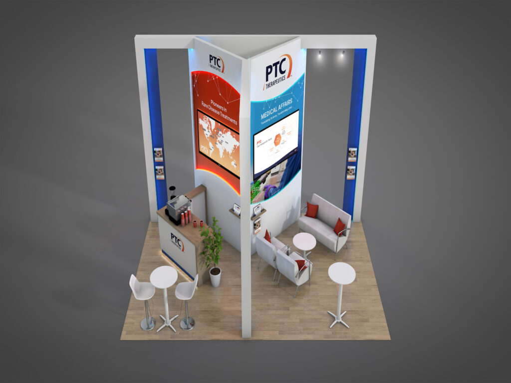 PTC Therapeutics Inc – Pharmaceutical booth design