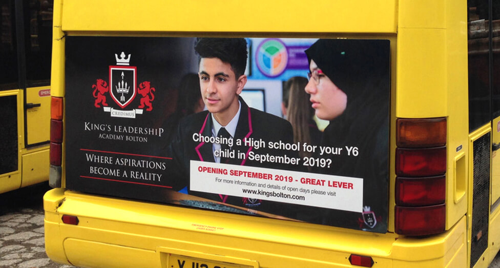 School advertising campaign