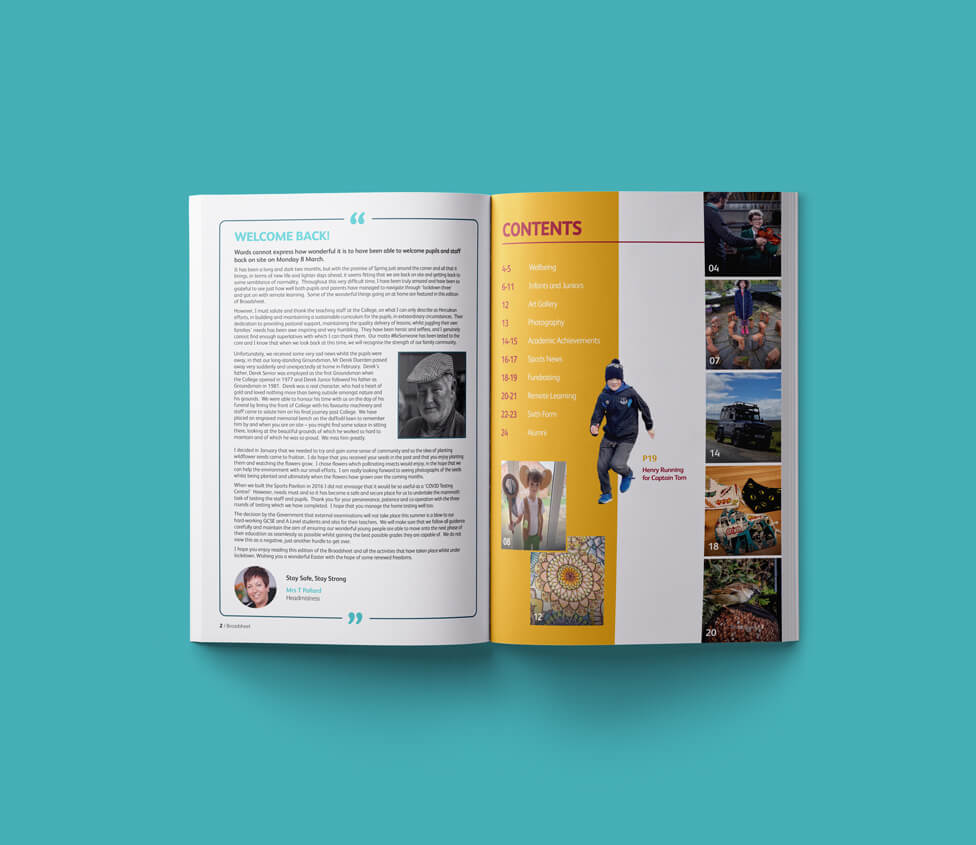 Education Magazine Design