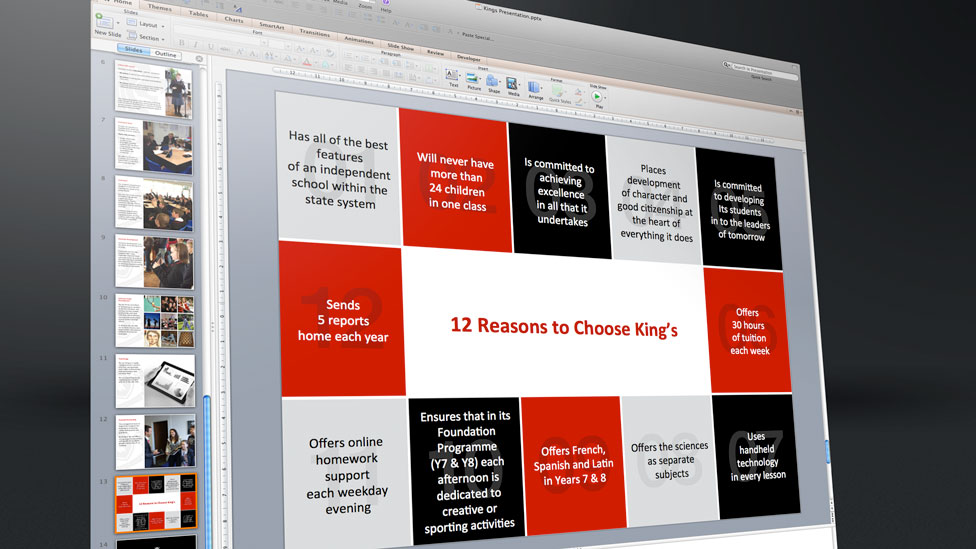 School PowerPoint design