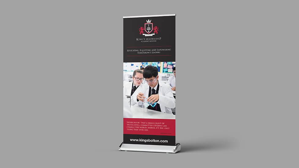 school pull-up banners