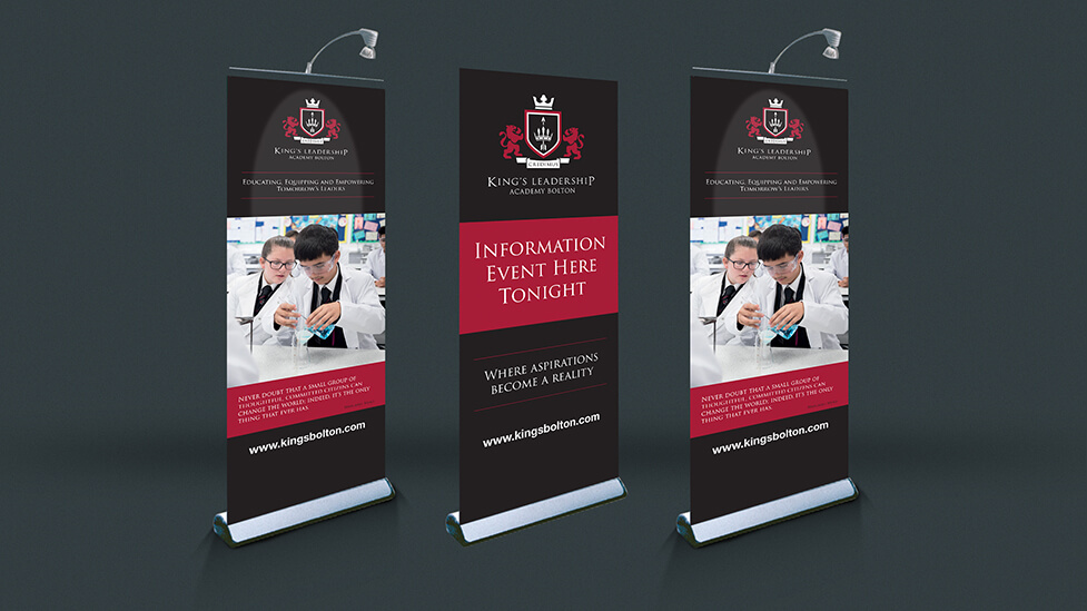 school pull-up banners